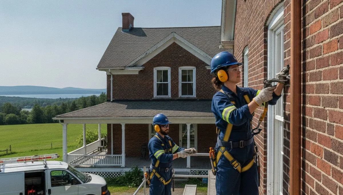 Burlington, VT plumber repairing a leak for a residential plumbing service call