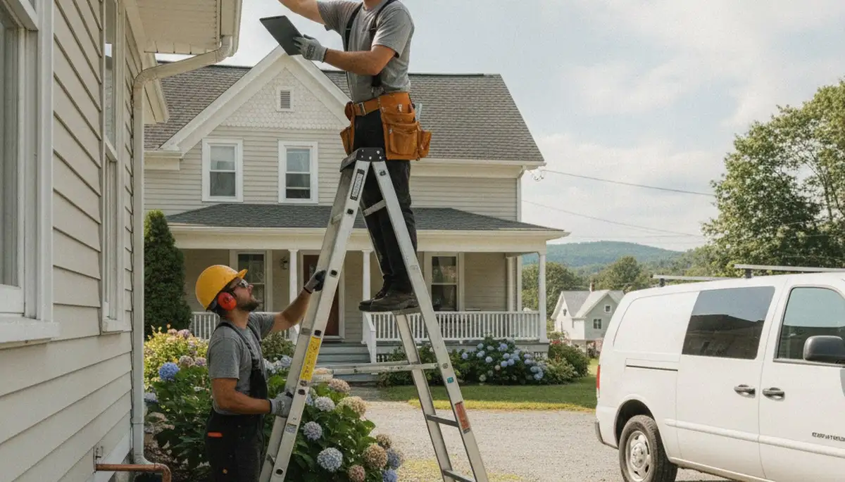 Burlington, VT plumber repairing residential plumbing for reliable local plumbing repair service