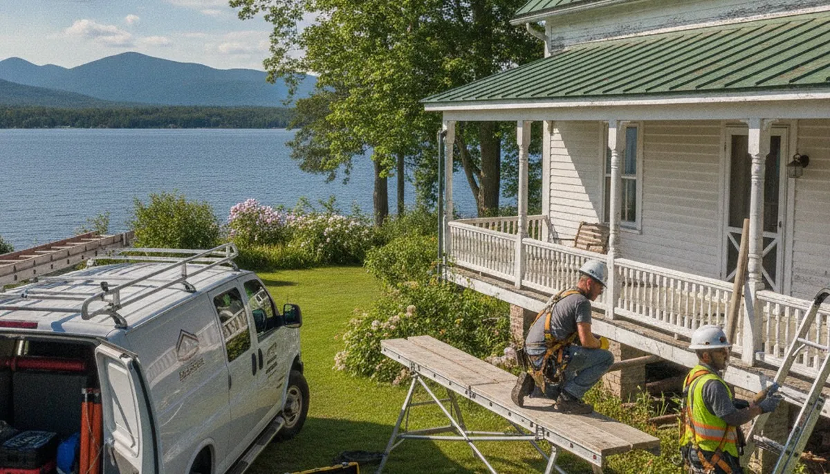 Burlington, VT plumber repairing residential plumbing for reliable local service