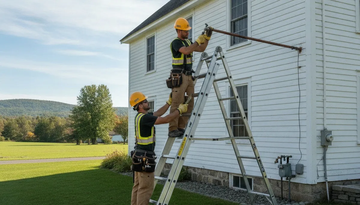 Professional Burlington VT plumber repairing a residential plumbing fixture for plumberburlingtonvt-new.com