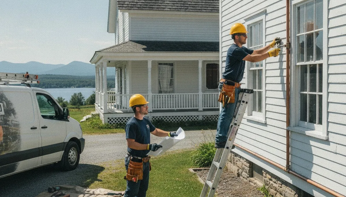 Burlington, VT plumber repairing a leak for local plumbing service customer