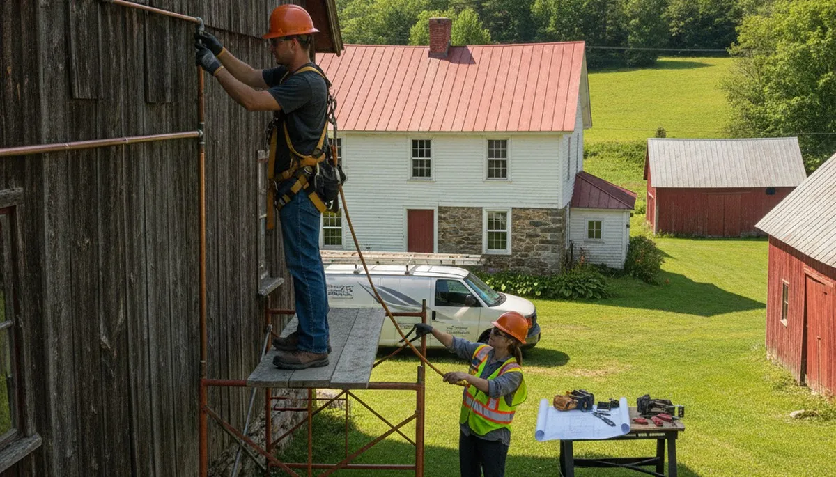Burlington, VT plumber repairing a residential pipe for plumbing service on plumberburlingtonvt-new.com