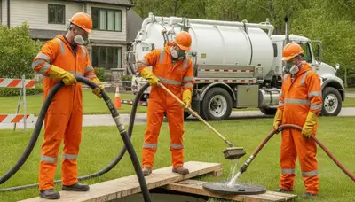 Septic tank cleaning service in Burlington, VT for year-round home plumbing maintenance