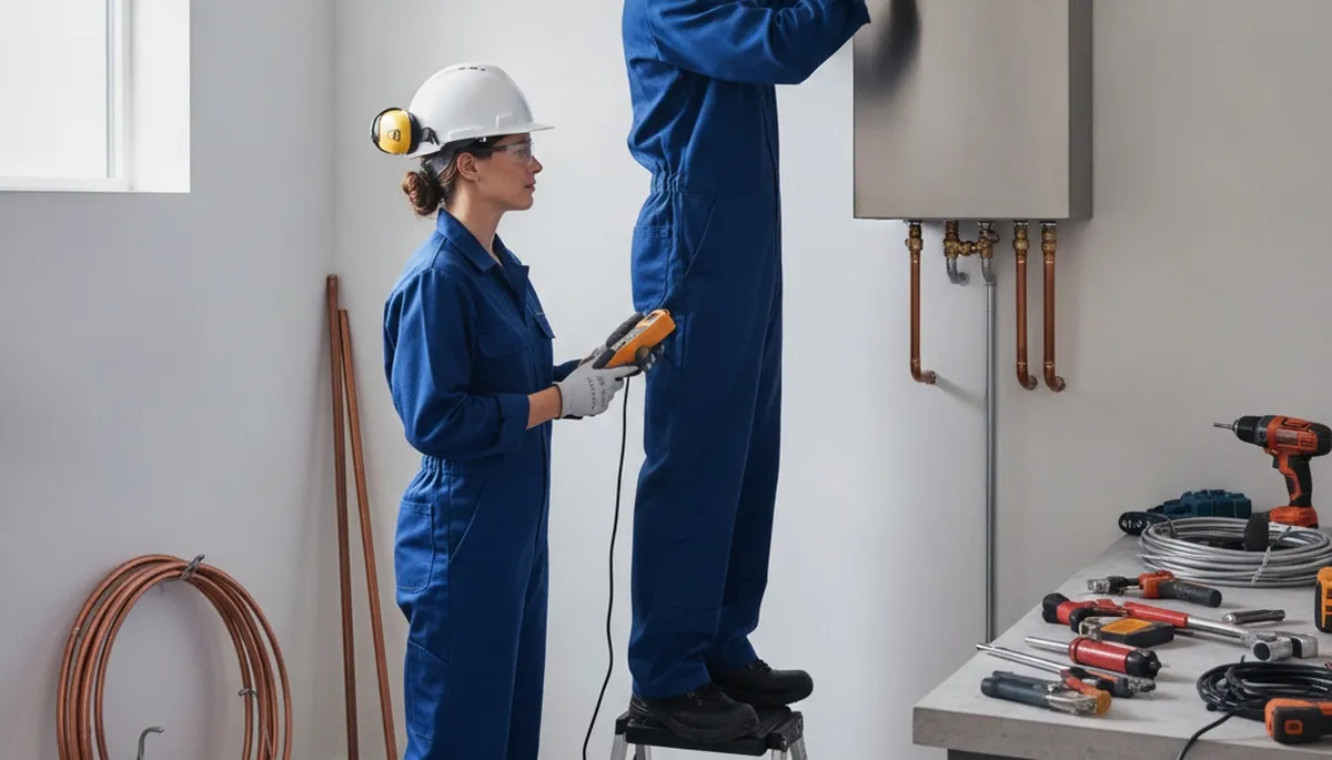 Tankless water heater service in Burlington, VT for efficient home plumbing installation and repair